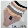 b4-P9411 Balaloum Трусики женские эластичные слипы, M-XL, 1 пачка (6 шт)