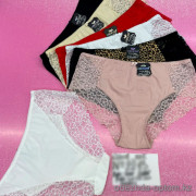 b6-2213-3 Coeur Joie Трусики женские на высокой посадке плавки, большие размеры, XL-3XL, 1 пачка (6 шт)