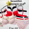 b6-2007 Miss Wicasa Комплект нижнего белья: бюстгальтер и трусики, чашка B, 1 пачка (3 шт)