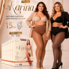 k2-2331 Karina Колготки женские капроновые для полных женщин, 5/6, 15 ден, 1 пачка (6 шт)
