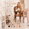k2-2334 Karina Колготки женские капроновые одношовные, 42-46, 40 ден, 1 пачка (6 шт)