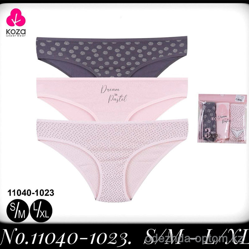b5-11040-1023 Koza Underwear Комплект женских трусиков: тройка, 1 пачка (3 шт) b5-11040-1023 Koza Underwear Комплект женских трусиков: тройка, 1 пачка (3 шт)