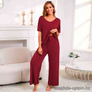 b15-71079 Комплект женской пижамы: футболка и кюлоты, стандарт, 1 пачка (3 шт)