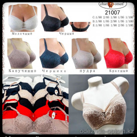 b5-21007 CharmWomen Бюстгальтер кружевной, 1 пачка (6 шт)