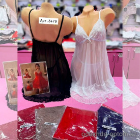 b6-3479 Пеньюар женский в комплекте со стрингами, стандарт, 1 шт b6-3479 Пеньюар женский в комплекте со стрингами, стандарт, 1 шт