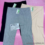 b6-993 Бриджи женские однотонные, стандарт, 1 пачка (10 шт)