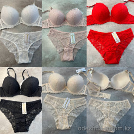 b13-0952 Miss Wicasa Комплект кружевного нижнего белья: бюстгальтер и трусики, чашка C, 1 пачка (3 шт)