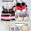 b6-K0881 Miss Wicasa Комплект нижнего белья: бюстгальтер на тонком поролоне и трусики, чашка C, 1 пачка (3 шт)