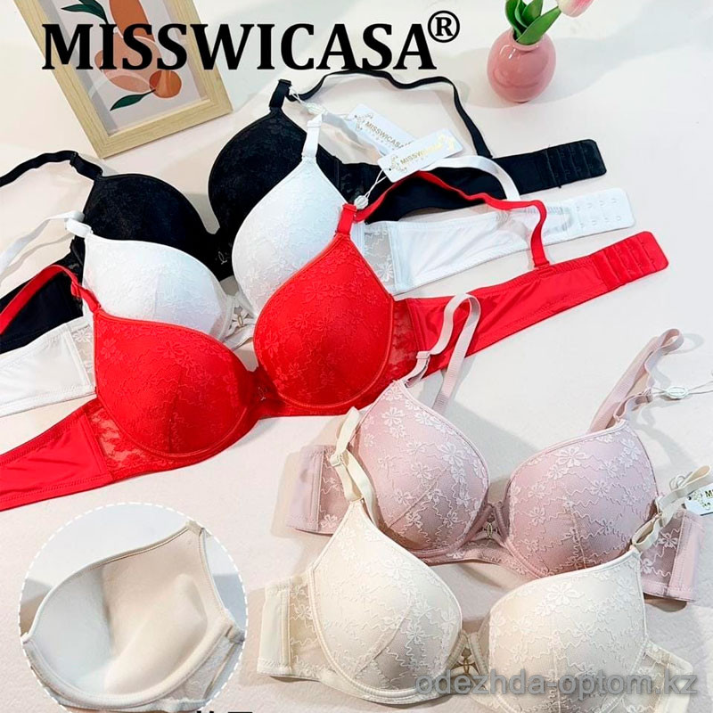 b6-K0917C-1 Miss Wicasa Бюстгальтер на тонком поролоне, чашка C, 1 пачка (3 шт) b6-K0917C-1 Miss Wicasa Бюстгальтер на тонком поролоне, чашка C, 1 пачка (3 шт)