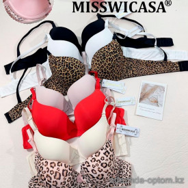 b6-K0972C Miss Wicasa Бюстгальтер на тонком поролоне, чашка C, 1 пачка (3 шт) b6-K0972C Miss Wicasa Бюстгальтер на тонком поролоне, чашка C, 1 пачка (3 шт)