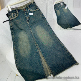 w28-1009 Юбка женская джинсовая французской длины, 1 шт