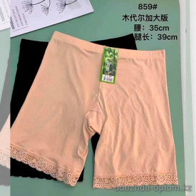 b8-859 Панталоны женские однотонные, стандарт (52-54), бамбук, 1 пачка (10 шт)