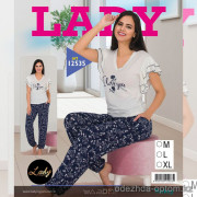 e1-12535 Lady Lingerie Комплект домашней одежды, M-XL, cotton, 1 пачка (3 шт)