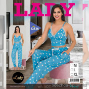e1-12536 Lady Lingerie Комплект домашней одежды, M-XL, cotton, 1 пачка (3 шт)