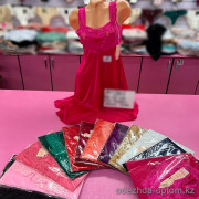 b6-2803 Сорочка атласная средней длины, стандарт (42-48), 1 шт