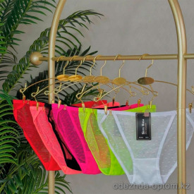 b13-723-1 Трусики женские однотонные, M-XL, 1 пачка (12 шт)