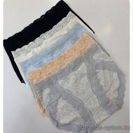 b4-CT168 Трусики женские однотонные, стандарт L, 1 пачка (12 шт)