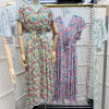 w25-0843 Платье женское с орнаментом длинное, стандарт, 1 шт