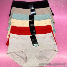 b6-6614-3 Трусики женские перфорированные мягкие, стандарт, 1 пачка (12 шт)