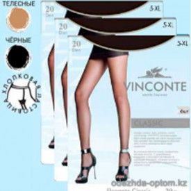 k4-8082-3 Vinconte Капроновые колготки женские, 5XL (48-50), 20 ден, 1 пачка (6 шт)