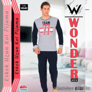 e1-0040 Wonder Комплект мужской домашней одежды, L-3XL, cotton, 1 пачка (3 шт)