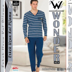 e1-0057-1 Wonder Комплект мужской домашней одежды, L-3XL, cotton, 1 пачка (3 шт)