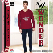 e1-0076 Wonder Комплект мужской домашней одежды, L-3XL, cotton, 1 пачка (3 шт)