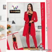 e1-2086 Miss WONDER Life Комплект женской домашней одежды тройка: халат, майка и штаны, стандарт, cotton, 1 пачка (4 шт)