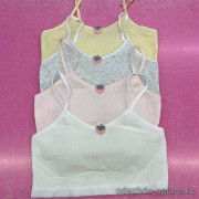 b6-998-2 Топ подростковый на бретельках, M-L, 1 пачка (6 шт)