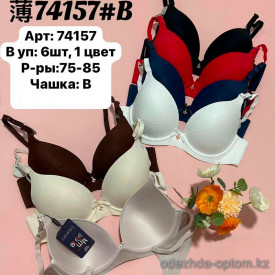 b6-74157 Biweier Бюстгальтер на тонком поролоне, чашка B, 1 пачка (6 шт) b6-74157 Biweier Бюстгальтер на тонком поролоне, чашка B, 1 пачка (6 шт)