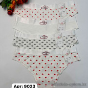 b6-9023-4 Lavolle Трусики женские с принтом, XL-3XL, 1 пачка (12 шт)