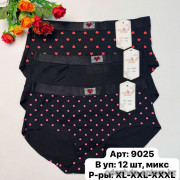 b6-9025-4 Lavolle Трусики женские с принтом, XL-3XL, 1 пачка (12 шт)