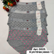 b6-9025-6 Lavolle Трусики женские с принтом, XL-3XL, 1 пачка (12 шт)