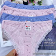 b18-192205 Donella Трусики женские с принтом, 1 пачка (10 шт)