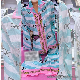 b6-6032-3 Комплект женской пижамы, шелк, стандарт, 1 шт