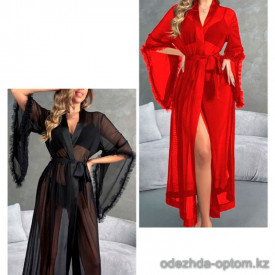 b4-8003-3 Халат женский длинный, стандарт L, 1 шт