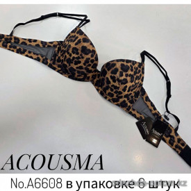 b4-A6608 Acousma Бюстгальтер на среднем поролоне, 1 пачка (6 шт)