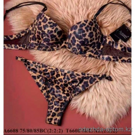 b4-A6608-1 Acousma Комплект нижнего белья: бюстгальтер на среднем поролоне и трусики, 1 пачка (6 шт)