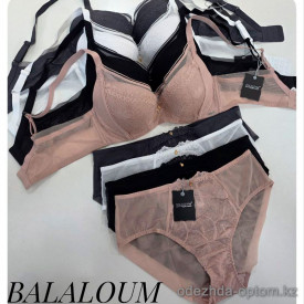 b4-A9477 Balaloum Комплект нижнего белья: бюстгальтер на среднем поролоне и трусики, 1 пачка (6 шт)