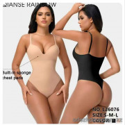 b4-L26076 Боди женское на тонком поролоне, S-L, 1 пачка (6 шт)