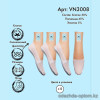 k4-vn3011-3 Vinconte Следки женские с силиконовым фиксатором, хлопок и полиамид, 1 пачка (12 пар)