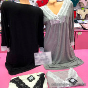 b6-6176 Туника женская мягкая, стандарт (44-52), 1 пачка (5 шт)