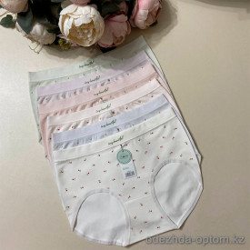 d7-214-2 Трусики женские с принтом, стандарт, 1 пачка (10 шт)