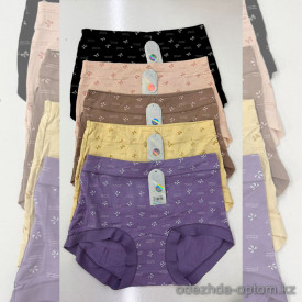 b8-341 Трусики женские высокие, 48-50, 1 пачка (10 шт)