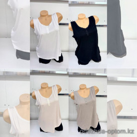 b8-9047 Майка женская с широкими лямками, 52-54, 1 пачка (10 шт)