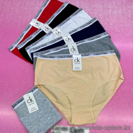 b6-9163 Трусики женские высокие, большие размеры, 2XL-4XL, 1 пачка (12 шт)