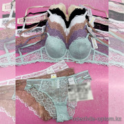 b6-0833 Miss Wicasa Комплект нижнего белья: бюстгальтер на супер тонком поролоне и трусики, чашка C, 1 пачка (3 шт)