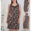 b4-10719 Cotpark Платье домашнее для крупных дам, 2XL-5XL, 1 пачка (4 шт)