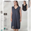 b4-12163 Cotpark Платье домашнее без рукавов для крупных дам, 6XL-8XL, 1 пачка (3 шт)