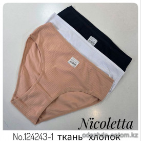 b4-124243-1 Nicoletta Комплект женских трусиков, большие размеры, 1 пачка (5 шт)